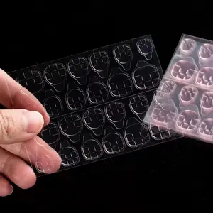 Adesivi per unghie in gelatina con nastro adesivo biadesivo impermeabile per la stampa sulle unghie