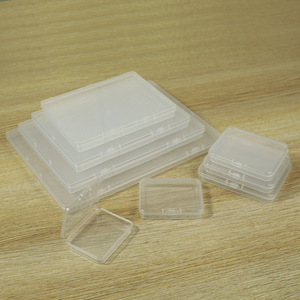 Plastic Jewelry Storage <b>Box</b> Rectangular Transparent PP Small Organizer Desktop Container For Parts And Accessories - Product Image 3