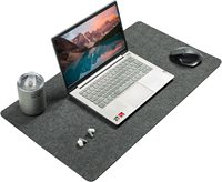 Tapis de souris extra-long en laine cousue, pour bureau, XL, avec Base antidérapante, pour clavier d'ordinateur