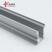 Profilé LED linéaire encastré en aluminium Série 6000, boîtier en aluminium anodisé pour sol/mur, IP20, 5000K/4100K/6000K, CRI 90 élevé