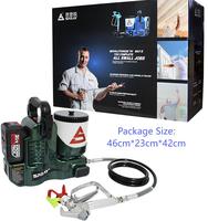 Batterie au Lithium de sac à dos de pulvérisateur de peinture sans air portable sans fil à haute pression pour la peinture automobile