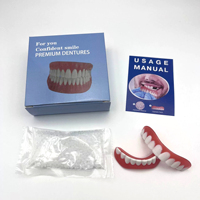 Cosmétiques dentaires : Kit de prothèses dentaires amovibles, gel modelable pour remplissage, appareil dentaire en silicone, kit de relineage de prothèses, kit de dents artificielles
