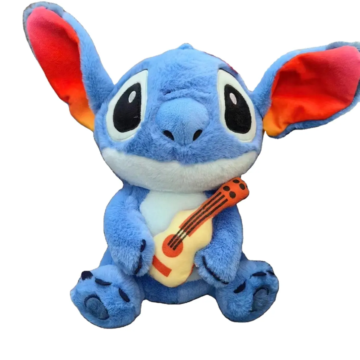 Yubon Wholesale Custom Cartoon Characters Toy Plush New Design Stitches With Guitar Stuffed Animal Anime Figure Kids Plush Toys