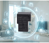 Relais électromagnétique à verrouillage à 2 bobines SNE SET90-SS-112DM, entrée 5V-24V CC, sortie 20-40A, charge 250VAC/30VDC, connecteur enfichable, maison intelligente