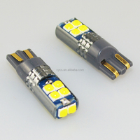 Pièces et accessoires automobiles, éclairage automobile, compatible Canbus, ampoule LED de stationnement pour voiture T10 (10 LED SMD3030) pour rénovation/mise à niveau