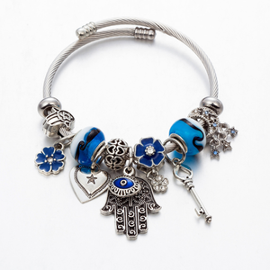 DIY main de fatima palm bracelets <span class=keywords><strong>bracelet</strong></span> à breloques main - Product Image 2