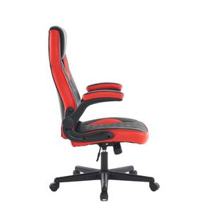 <span class=keywords><strong>Chaise</strong></span> de joueur <span class=keywords><strong>ergonomique</strong></span> à dossier bas en cuir, pivotante et réglable, de style course, en fer métallique, pour la maison <span class=keywords><strong>ou</strong></span> le bureau. - Product Image 4