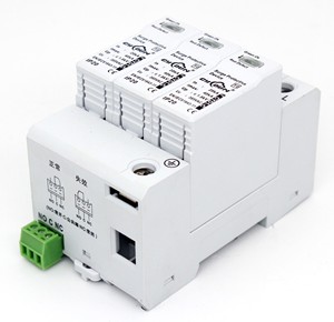 T2ป้องกันไฟกระชาก SPD แผงเซลล์แสงอาทิตย์ป้องกันฟ้าผ่าแบบกำหนดเองได้รับ<span class=keywords><strong>กา</strong></span>รออกแบบใหม่ - Product Image 4