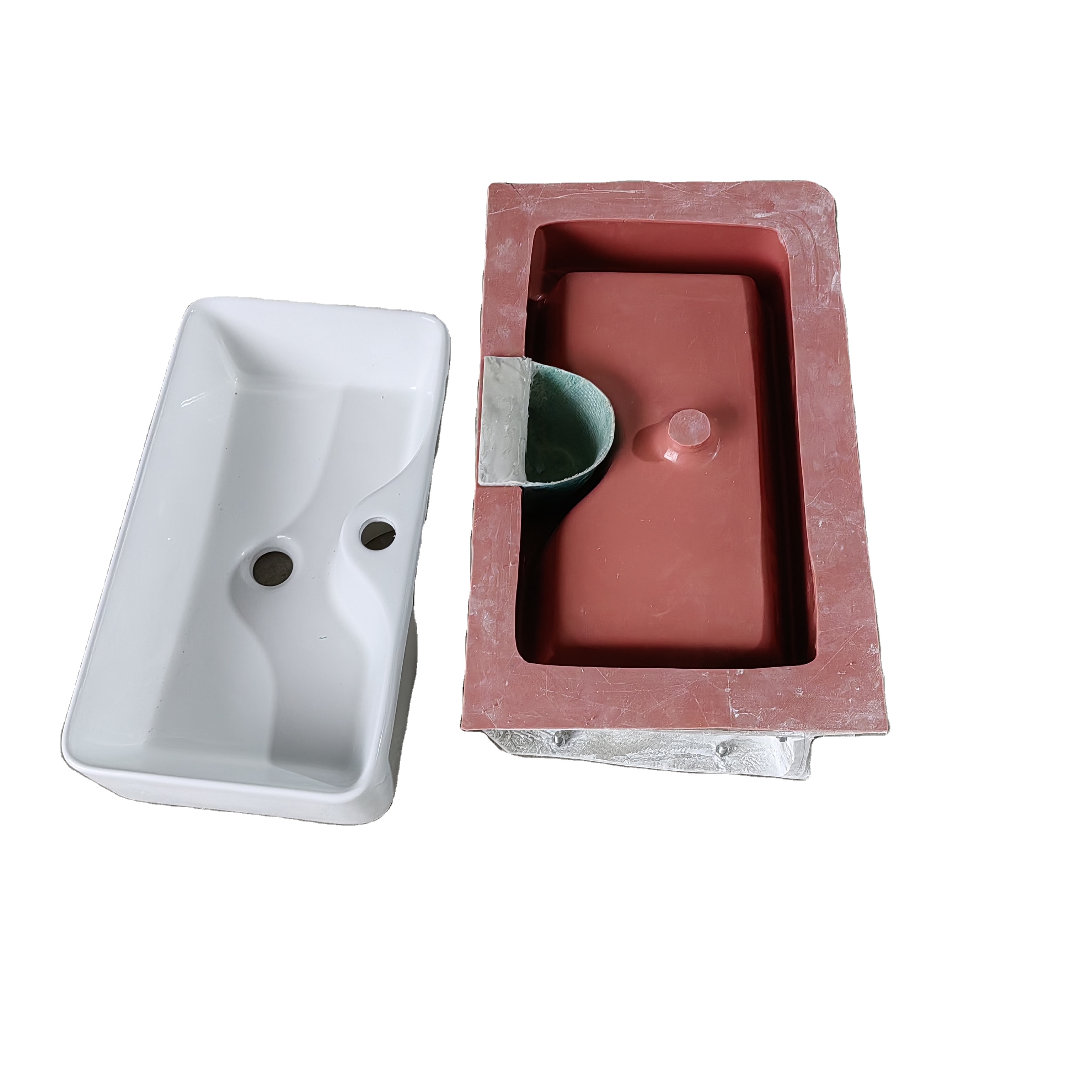 Concrete Silicone rubber molds for concrete wash sink