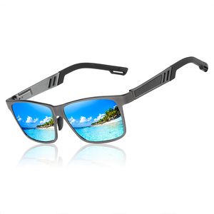 Gafas de Sol de alta calidad con bisagras de resorte Marco de aluminio y <span class=keywords><strong>magnesio</strong></span> Gafas de sol polarizadas UV400 para hombres - Product Image 2
