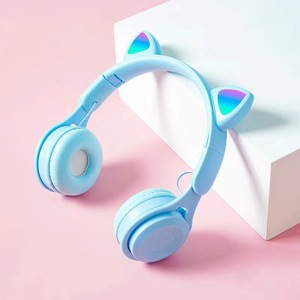 Nouveau casque Y08M avec oreilles de chat, sans fil, bandeau, éclairage RVB, dynamique, USB filaire, casque de jeu BT 5.0, circum-auriculaire, étanche - Product Image 5