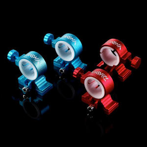 Support de canne à pêche en alliage d'aluminium et de magnésium, type séparé, pour accessoires de cadre de parapluie, couleur rouge - Product Image 5