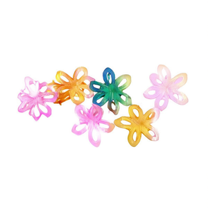 Fermaglio per capelli Nk Hollow Flower da 8 cm in plastica colorata per donne e ragazze - Product Image 2