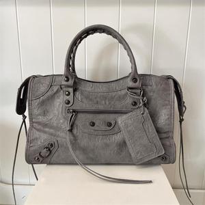 Sac de moto en cuir riveté <span class=keywords><strong>Paris</strong></span> avec fermeture éclair, sac rétro <span class=keywords><strong>chic</strong></span> haut de gamme français, sac bandoulière, sac à main, sac oreiller - Product Image 6