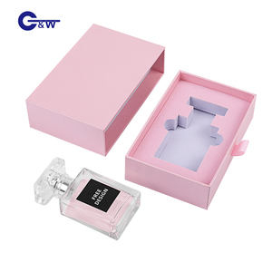 Miễn Phí Mẫu Sang Trọng 50Ml 100Ml Thương Hiệu Nước Hoa Chai Trượt Ngăn Kéo Hộp Gói Tùy Chỉnh Màu Hồng Mỹ Phẩm Quà Tặng Giấy Bao Bì Với Hộp - Product Image 2