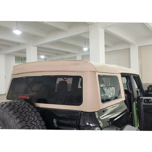Kit Convertible Impermeable, Cubierta de Techo Retráctil de Franela Negra, 3/3 Soft Top para Ford <span class=keywords><strong>Bronco</strong></span> 2021-2024 - Product Image 6