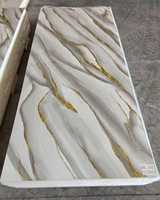 Panneau mural en marbre UV haute brillance, imperméable, anti-moisissure, en PVC, pour la décoration intérieure des villas, des salons et des murs TV