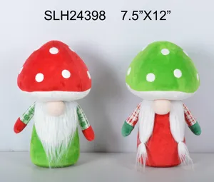 Christmas Mushroom Gnome Cartoon Mushroom Doll Cute Stuffed Plush Toy Christmas Gift Christmas Stuffed Plush Mushroom Doll