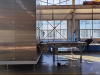 Professionele mesh-belt tunnelvriezer met roestvrijstalen strip blast chiller vriezer voor groenten, fruit en bessen