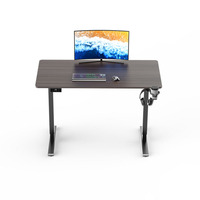 Bureau moderne ergonomique à moteur unique de haute qualité, Table d'ordinateur, bureau électrique réglable en hauteur