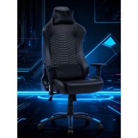 Chaise de jeu ergonomique en cuir avec appui-tête magnétique réglable 4D, chaise de bureau élégante et simpliste, pivotante à 360 degrés