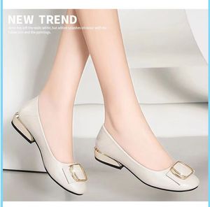 <span class=keywords><strong>Ballerine</strong></span> Semplici con Suola Morbida, Nuove Scarpe Estive da <span class=keywords><strong>Donna</strong></span> Slip-On Versatili in PU con Chiusura a Strappo - Product Image 6
