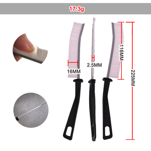 Oferta Especial: Cepillo de Limpieza de Detalles de PP de 225mm para Ranuras, Herramienta de Lavado para Persianas, Rieles de Ventanas y Esquinas de Cocina - Product Image 4