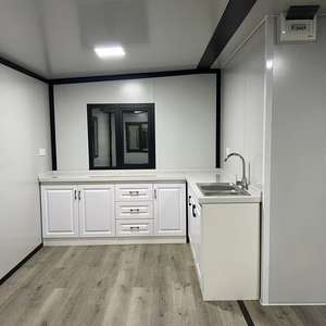 Kits modulaires <span class=keywords><strong>en</strong></span> acier léger imperméables, panneaux sandwich préfabriqués, maison <span class=keywords><strong>de</strong></span> bureau moderne du milieu du siècle, <span class=keywords><strong>studio</strong></span> <span class=keywords><strong>de</strong></span> <span class=keywords><strong>jardin</strong></span>, structure <span class=keywords><strong>en</strong></span> acier assemblée - Product Image 5