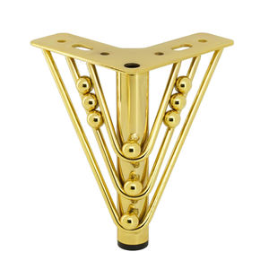 Custom oro colore metallo ferro mobili piedi divano dorato gamba per mobili - Product Image 2
