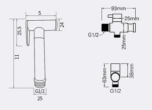 Набор ручных распылителей для биде - Product Image 5