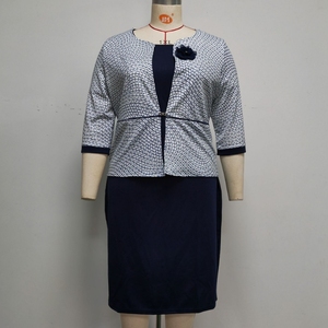 Nuovo Abito <span class=keywords><strong>Elegante</strong></span> da Ufficio per <span class=keywords><strong>Donna</strong></span>, Due Pezzi, Collo Tondo, Stile <span class=keywords><strong>Elegante</strong></span>, <span class=keywords><strong>Vestito</strong></span> a Linea A, Manica Regolare - Product Image 5