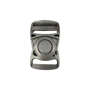 Black Plastic <b>Adjustable</b> Buckle for <b>Strap</b> User-Friendly Design - Product Image 1