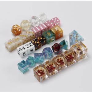 Juego de Dados Personalizados con Logotipo para Juegos de Mesa y Regalos Promocionales, Fabricante de Dados para Juegos OEM - Product Image 1