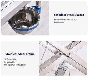 Mesa de Operaciones Eléctrica para Mascotas, Mesa Quirúrgica <span class=keywords><strong>Veterinaria</strong></span> de Acero Inoxidable para Hospitales y Clínicas Veterinarias - Product Image 6