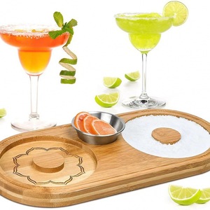 Cuillère à sel pour cocktails, soucoupe à sucre, bar à sel pour Margarita, boîte de rangement en bois - Product Image 5