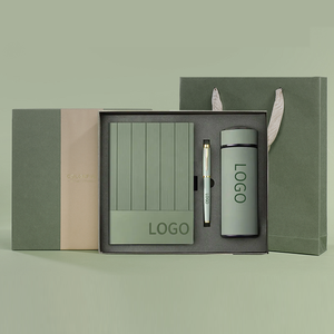 Notebook A5 kustom dan pena Set Eksekutif hadiah kantor untuk karyawan promosi bisnis perusahaan untuk pria - Product Image 2