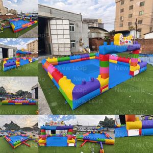 Yuedong 7m enfants aire <span class=keywords><strong>de</strong></span> <span class=keywords><strong>jeux</strong></span> gonflable autos tamponneuses mur <span class=keywords><strong>de</strong></span> clôture <span class=keywords><strong>de</strong></span> terrain pour aller Kart arc enfants jouer parc château - Product Image 2