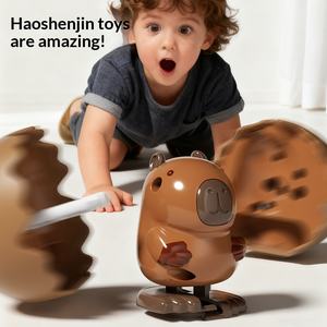 ของเล่นไข่แก้วกระโดดการ์ตูนสัตว์น่ารัก รูปทรงสัตว์ สำหรับเด็กชายและเด็กหญิง ของขวัญประกอบเองสนุกๆ ไข่แตกเดินได้ - Product Image 3