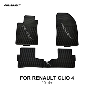 <span class=keywords><strong>Tappetini</strong></span> per <span class=keywords><strong>Auto</strong></span> Compatibili con RENAULT <span class=keywords><strong>CLIO</strong></span> <span class=keywords><strong>4</strong></span> 2014+, Rivestimenti in PVC Facili da Pulire - Product Image 1