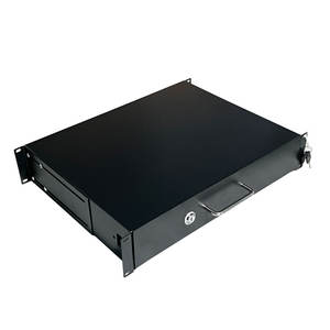 Cerradura para Cajón Deslizante de 19 Pulgadas 2U 3U, Precio de Fábrica, Protección IP20, Certificación CE ROHS, para Instalación en Rack Estándar, Acero - Product Image 1