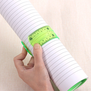 Set di Righelli Foska per Scuola, 3 Pezzi, Colore Verde, 8,5 <span class=keywords><strong>Pollici</strong></span>, Goniometro, Righello Angolare e Righello Dritto in Plastica Morbida Antiurto - Product Image 5