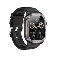 Reloj inteligente HK84 para deportes al aire libre con GPS y pantalla AMOLED, rastreador de actividad física, llamada BT, brújula de altitud, linterna para hombres y mujeres