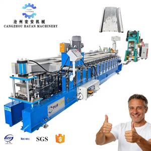 Ligne de production Hauan résistante à la corrosion, contrôlée par PLC, avec fonction de poinçonnage pour porte à enroulement en acier inoxydable 9,5 kW 380 V - Product Image 1