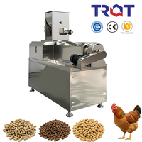 Machine extrudeuse de nourriture sèche pour chiens avec fonction d'ajout de protéines pour la production d'aliments pour animaux de compagnie de haute qualité