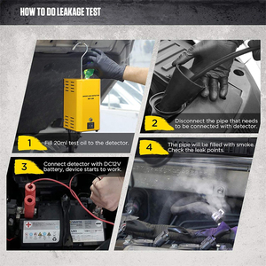 Universal <span class=keywords><strong>Fuel</strong></span> Leak Locator Kfz-Rauchleck detektor für Auto-Motorrad-LKW Verdunstung sauto rohrtests - Product Image 2