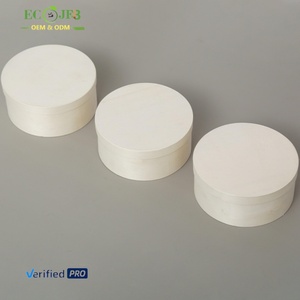 Sinh Thái jfb 2025 OEM bán buôn vòng bánh Trắng Hộp bao bì thực phẩm Baking gỗ hộp với nắp Burger bánh pho mát hộp - Product Image 1