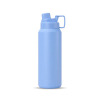 750/900/1200/1500ml Thermos Isolé En Acier Inoxydable Métal Fiole À Vide En Plein Air Sport Gym Fitness Double Paroi Bouteilles D'eau