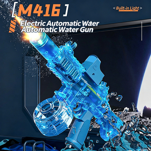 Pistola ad Acqua Elettrica Automatica Esterna Estremamente Potente con Sensore di Movimento e Luce, Grande Capacità, Gioco di Tiro per Bambini, Vendita Calda Estiva - Product Image 1