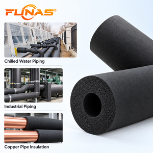 <span class=keywords><strong>Isolamento</strong></span> in Schiuma di Gomma NBR FUNAS, Spessore Parete 25mm, <span class=keywords><strong>Isolamento</strong></span> Termico a Celle Chiuse per Tubi HVAC e Acqua Refrigerata, Magazzino - Product Image 3