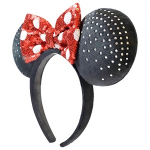 PRÊT À LA VENTE H.E.R. Accessoires Licenciés Originaux Oreilles de Minnie – Bandeau de Costume Coloré Ajustement Universel pour Fête d'Anniversaire d'Enfants - Product Image 1